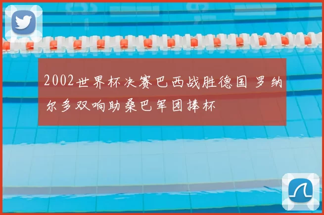 2002世界杯决赛巴西战胜德国 罗纳尔多双响助桑巴军团捧杯